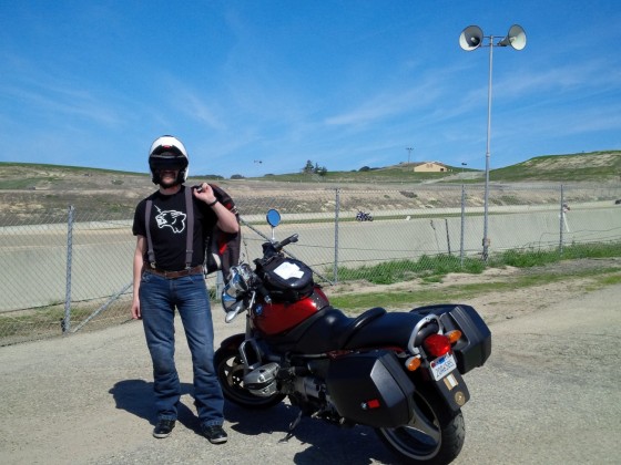 BMW R1100R at LagunaSeca