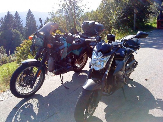 XJ6 und R100 GS Dakar