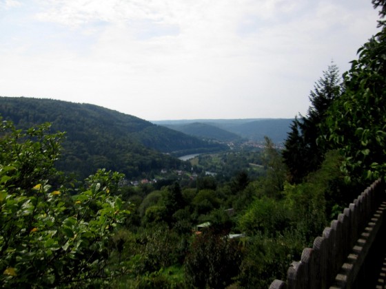 an der Festung vom Dielsberg überm Neckar